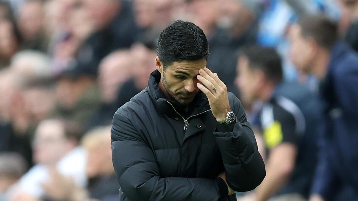 Premier League Arteta frustrated by Arsenal’s loss at Newcastle